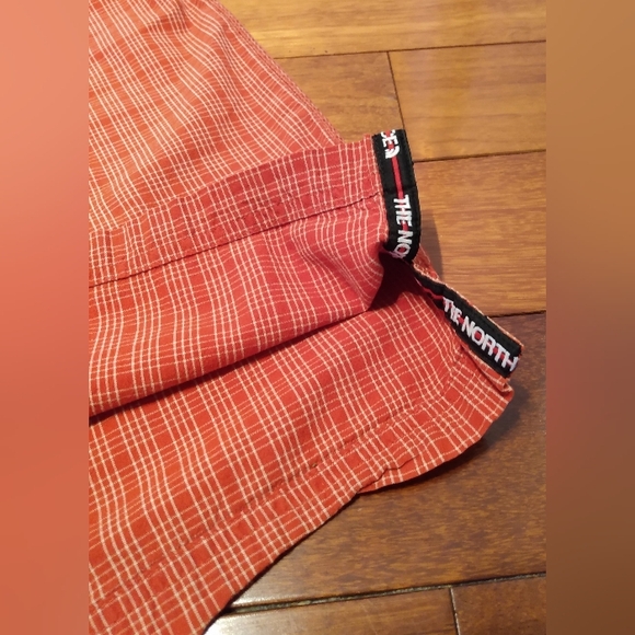 North Face Gorpcore Cotton Plaid Light Short Sleeve Button Up Shirt - L/XL - Picture 13 of 16